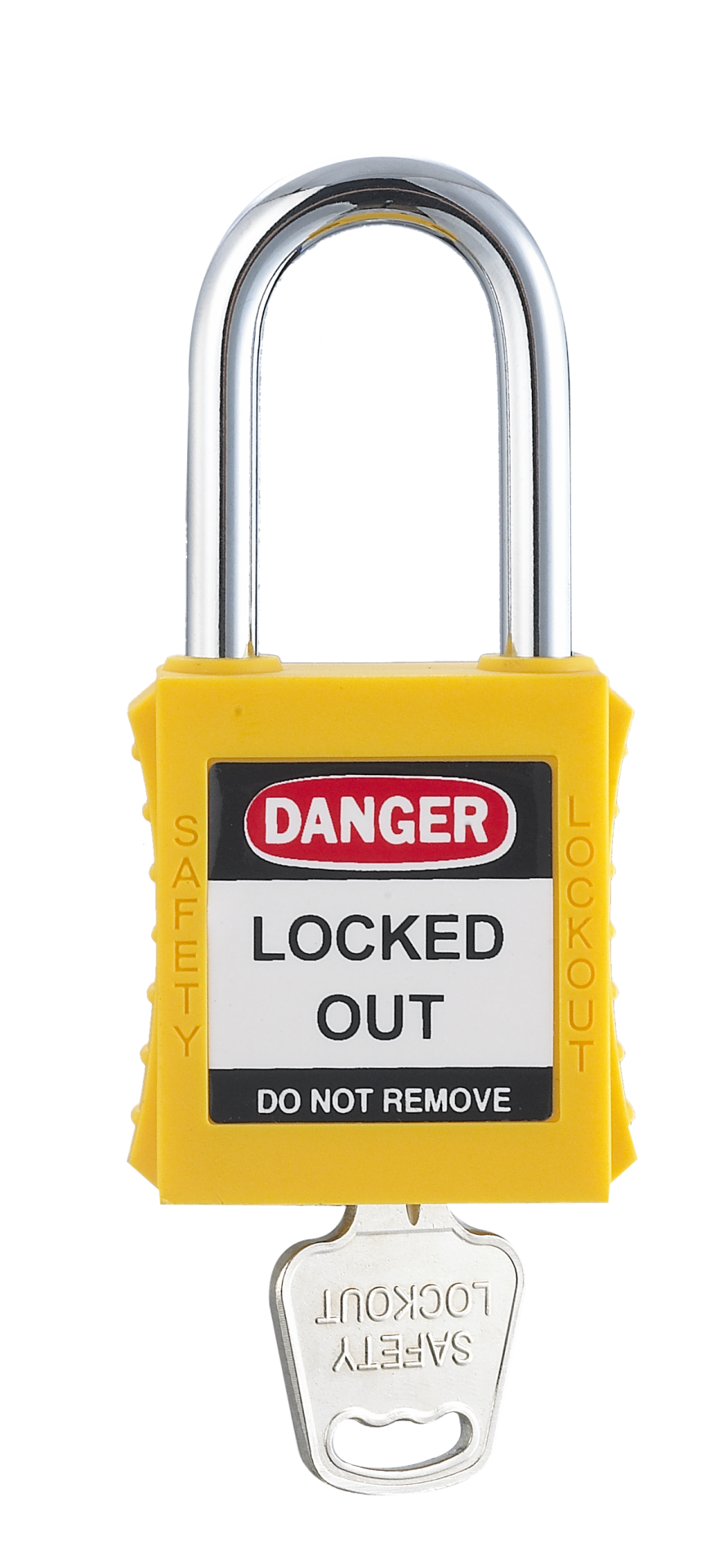 Locksan 38mm Çelik Çene Emniyet Asma Kilit -Sarı