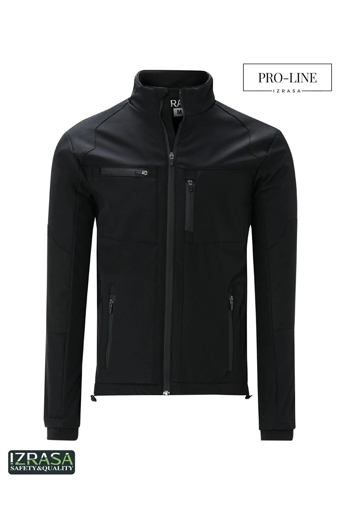 IZRASA™ Proline Teknik Softshell Design Mont Siyah - 2XL