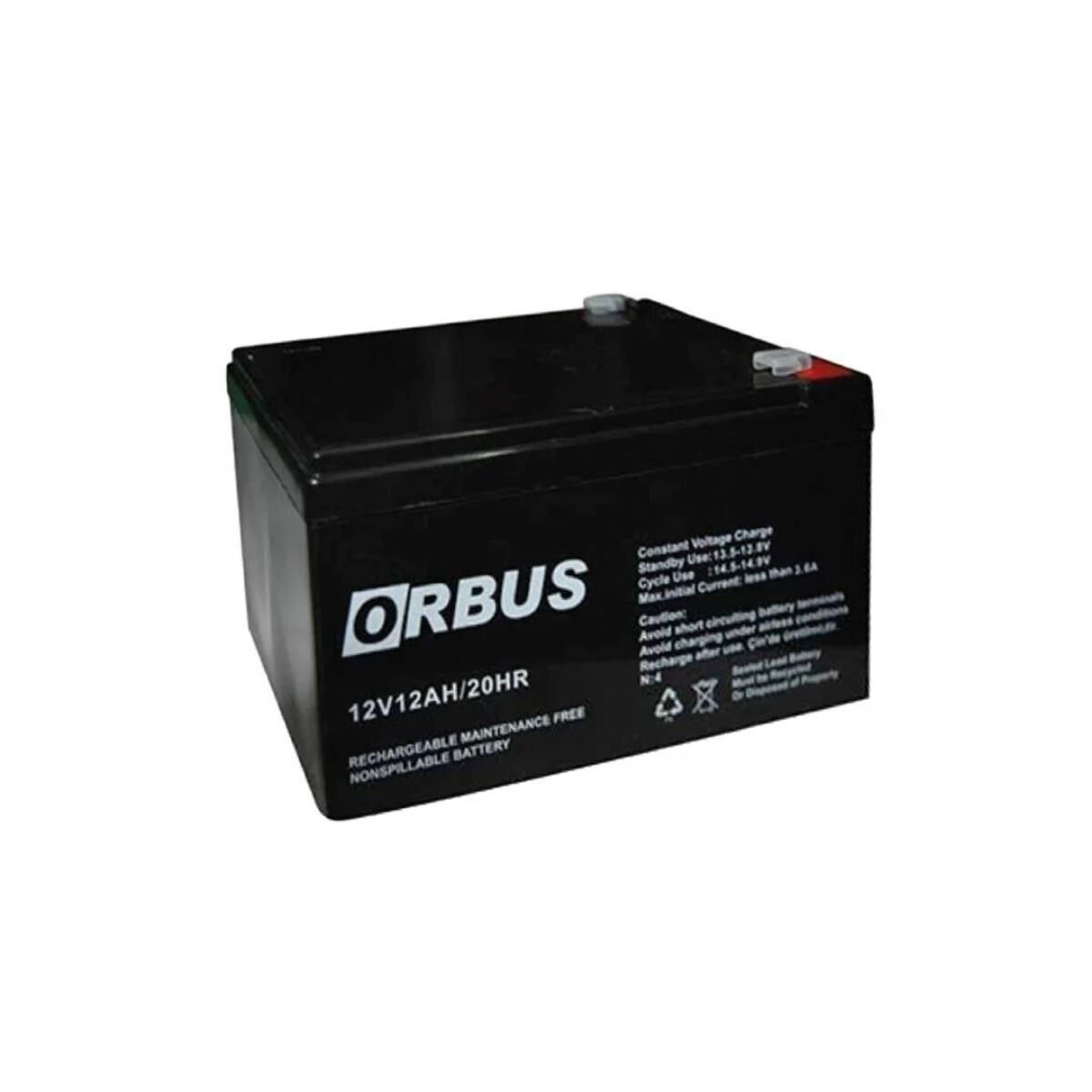 ORBUS KURU AKÜ 12V 12,0AH