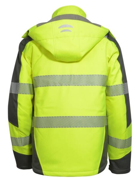Vizwell VWJK268 Yüksek Görünürlüklü Softshell Ceket S - Yeşil