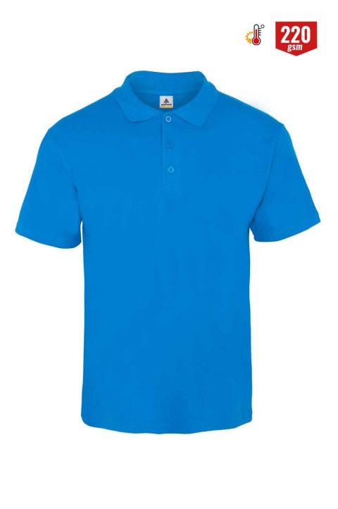 Polo Yaka Tişört Turkuaz - XL