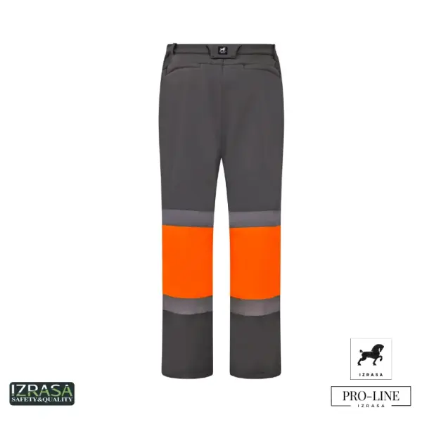 Izrasa Softshell Dizler Oxford Reflektörlü Gri Pantolon