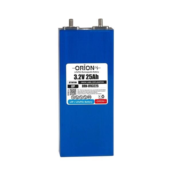 Orion LiFePO4 3.2V 25Ah Prizmatik Pil