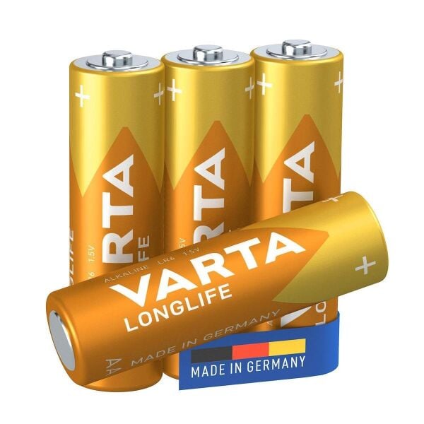 Varta 4106 Longlife Alkalin AA Kalem Pil 4'lü Paket