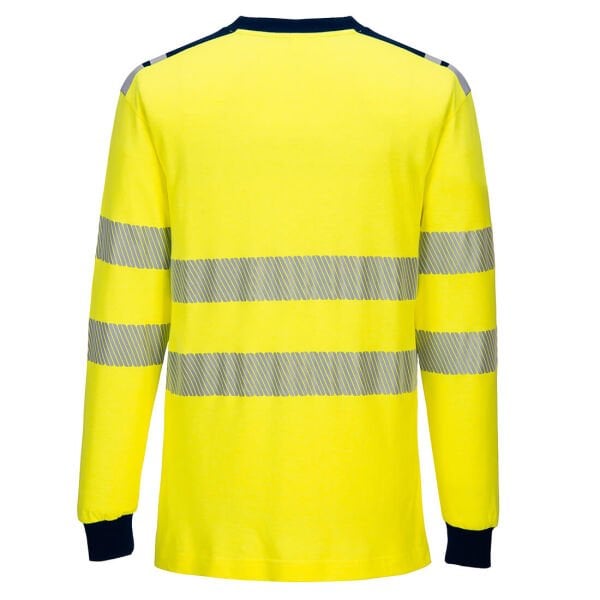 Portwest FR701 PW3 FR Modaflame Hi-Vis FR Bisiklet Yaka Tshirt