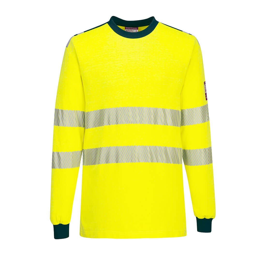 Portwest FR701 PW3 FR Modaflame Hi-Vis FR Bisiklet Yaka Tişört