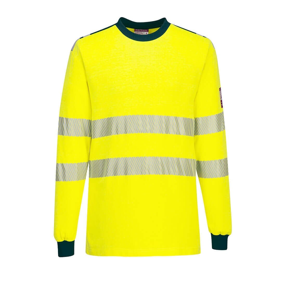 Portwest FR701 PW3 FR Modaflame Hi-Vis FR Bisiklet Yaka Tshirt