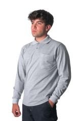 Polo Yaka Uzun Kol Sweatshirt