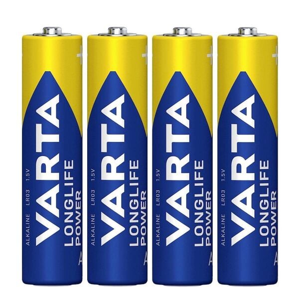 Varta 4903 Longlife Power Alkalin AAA İnce Kalem Pil 4'lü Paket