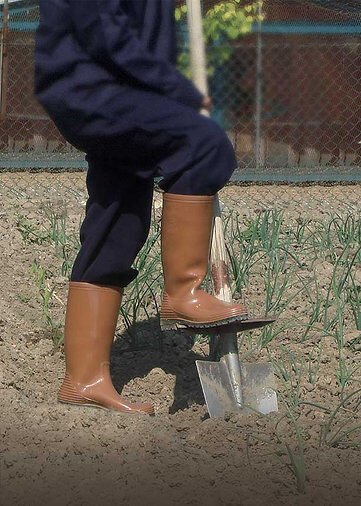 Palalı Pvc Merdane Uzun Çizme