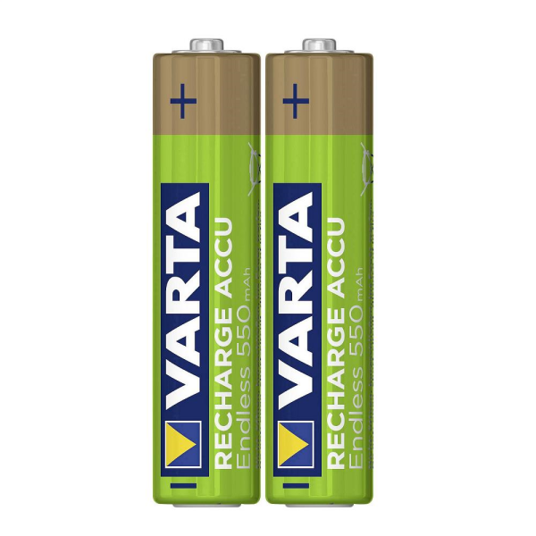 Varta 56663 Endless 550mAh AAA Şarj Edilebilir İnce Kalem Pil 2'li Paket