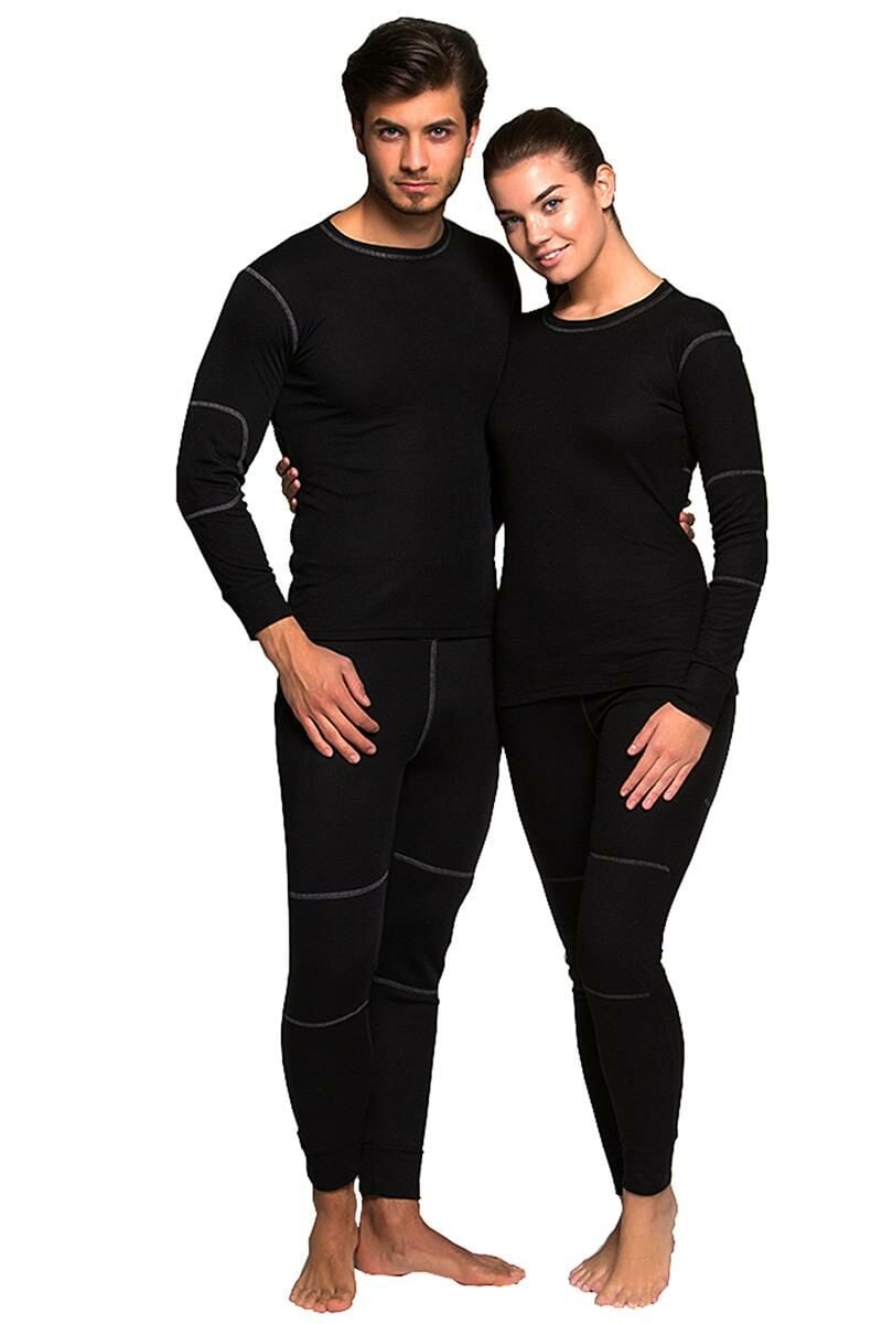 Thermoform Active Plus Yetişkin Termal İçlik Set Siyah