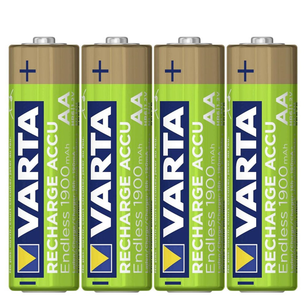 Varta 56676 Endless 1900mAh AA Şarj Edilebilir Kalem Pil 4'lü Paket