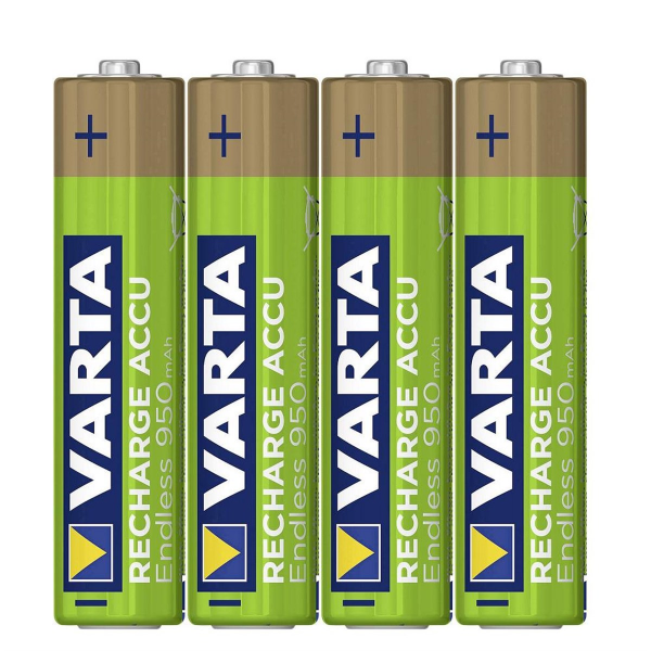Varta 56683 Endless 950mAh AAA Şarj Edilebilir İnce Kalem Pil 4'lü Paket