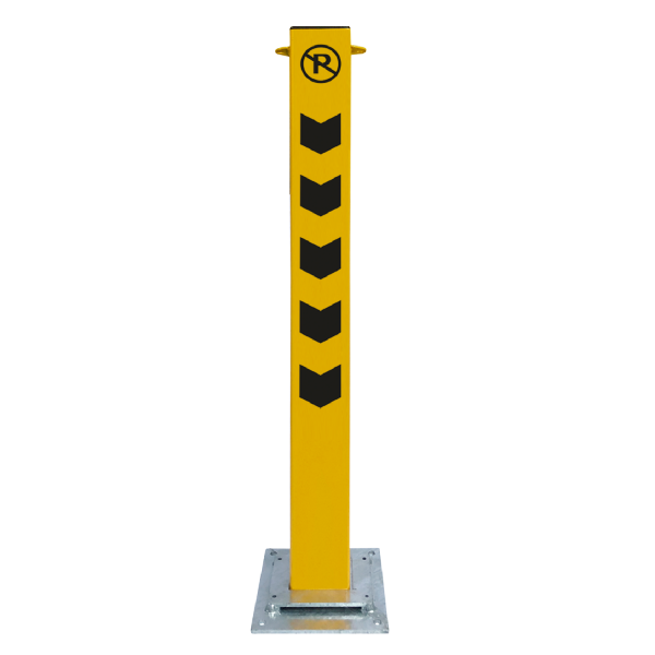 Tabanlı Kilitli Park Direği 8 x 8 Cm