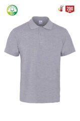 Polo Yaka Pike T-Shirt Gri - S