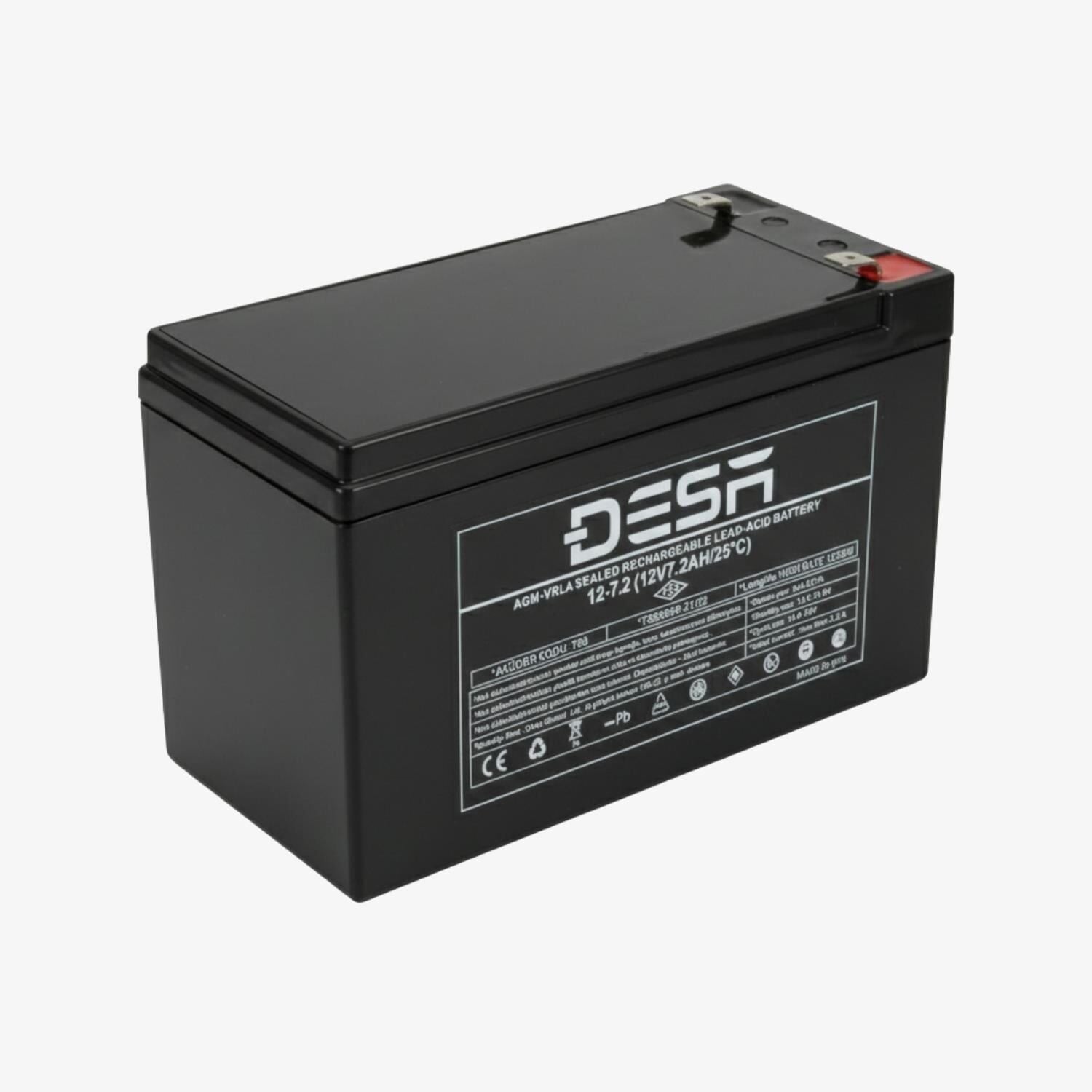 DESA AKÜ DS12-7,2 12V 7,2 AH