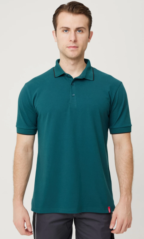 Armadillo Nepeta Polo Yaka T-Shirt PETROL MAVİSİ-SİYAH - 3XL