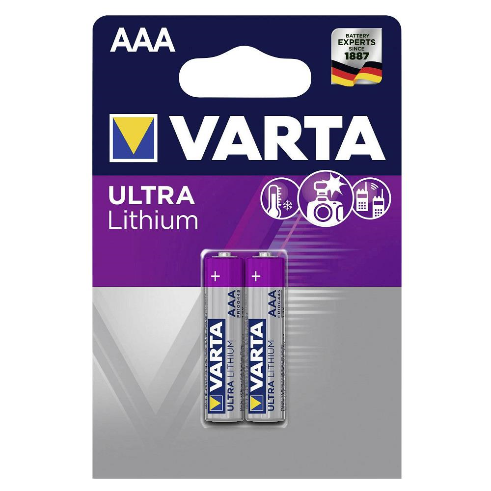 Varta 6103 Lityum AAA İnce Kalem Pil 2'li Paket
