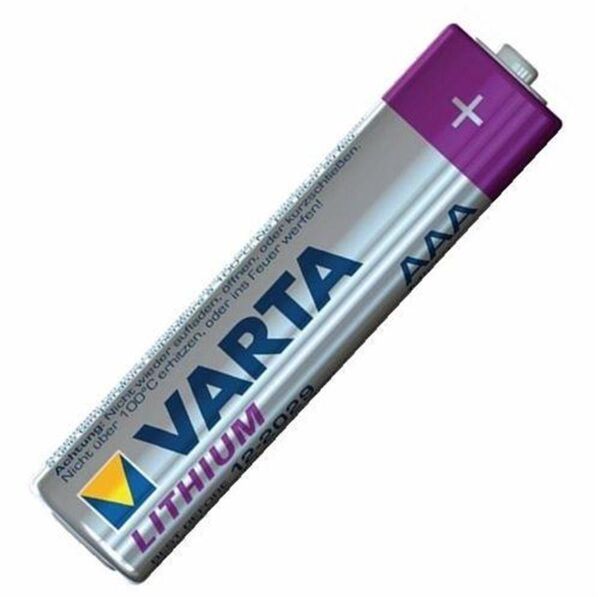 Varta 6103 Lityum AAA İnce Kalem Pil 4'lü Paket