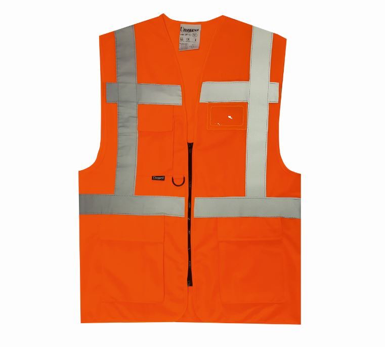 Uniwest Turuncu  Reflektörlü Mühendis Yeleği