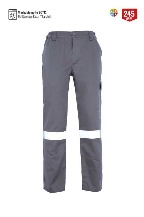 Myform Loopus İş Pantolonu Gri - XS