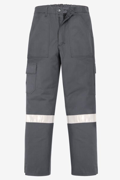 Gabardin Kışlık İş Pantolonu Gri - XL
