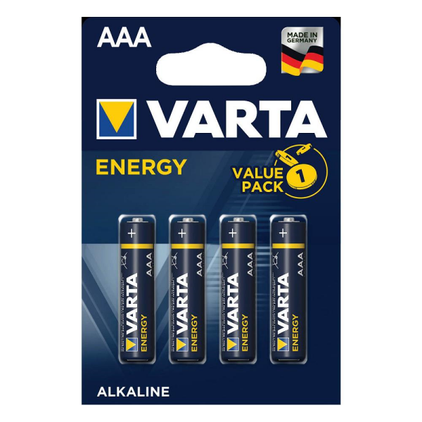 Varta Energy 4103 Alkalin AAA İnce Kalem Pil 4'lü Paket