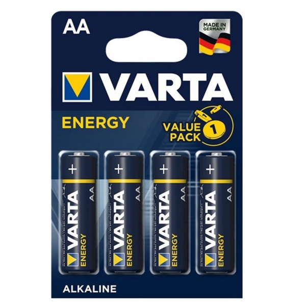 Varta Energy 4106 Alkalin AA Kalem Pil 4'lü Paket