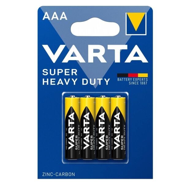 Varta Superlife Manganez AAA İnce Kalem Pil 4'lü Paket