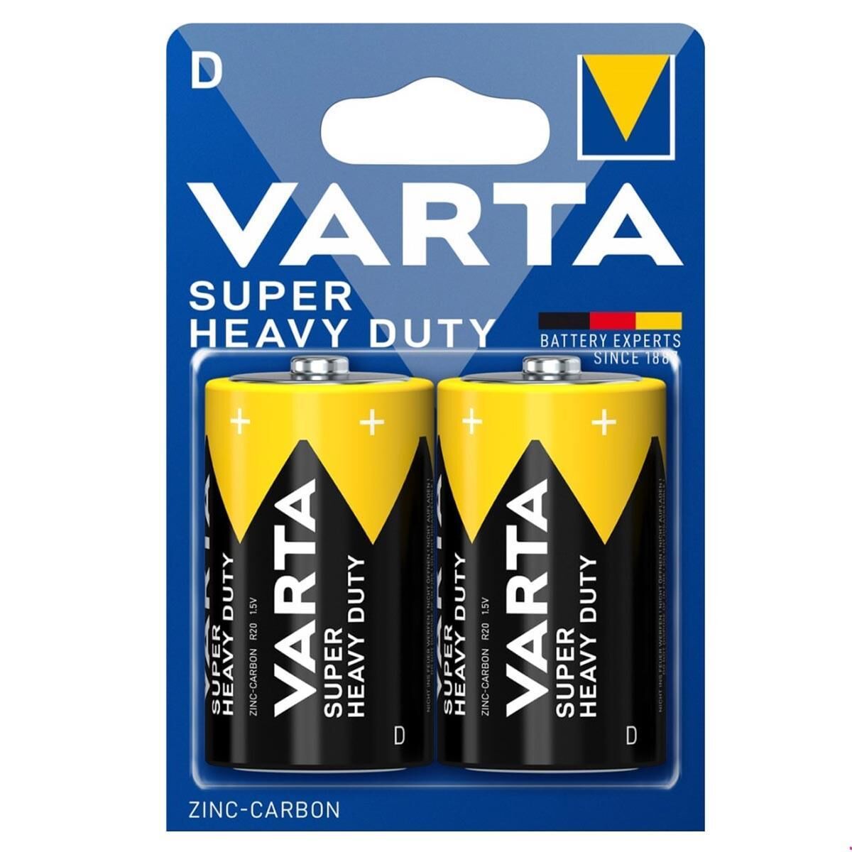 Varta Superlife Manganez Büyük Boy Pil 2'li Paket