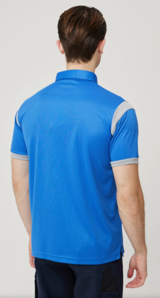 Armadillo Allium Polo Yaka Tişört Saks Mavi / Gri - 2XL