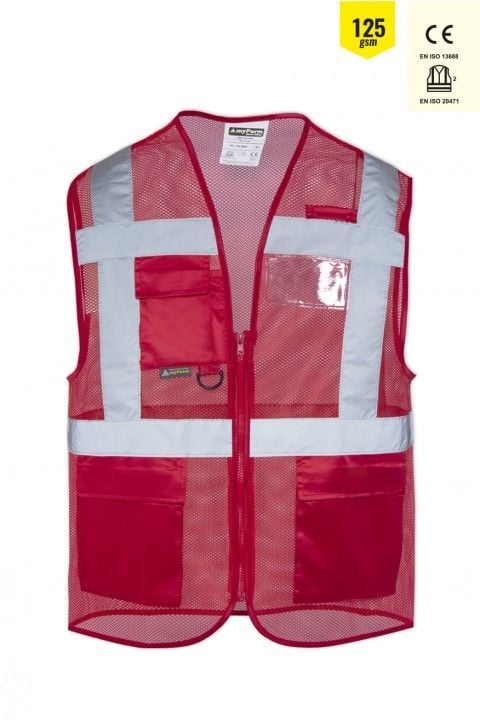 Olympus Fileli Reflektörlü Mühendis Yeleği