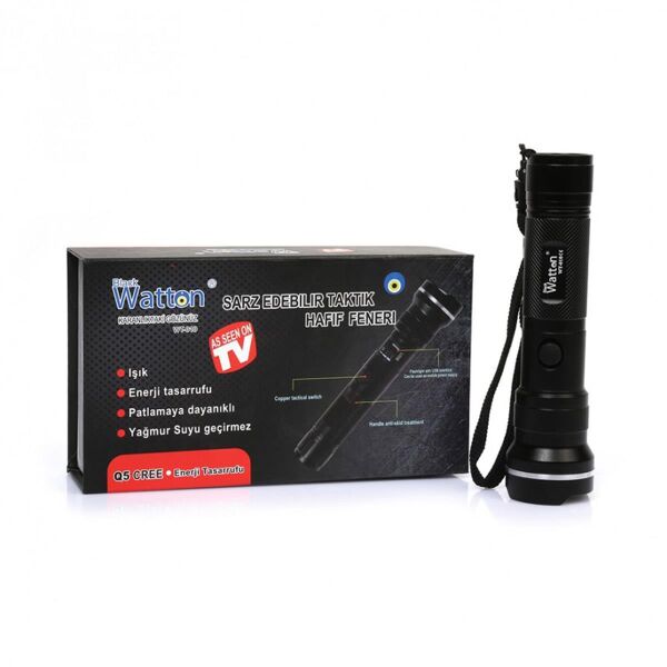 Watton WT-010 Şarj Edilebilir El Feneri