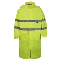 Vizwell VWJK67-L 150D Reflektörlü Oxford Yağmurluk Sarı - XL
