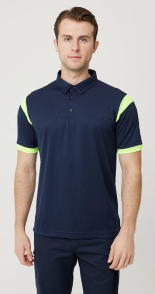 Armadillo Allium Polo Yaka Tişört Lacivert / Yeşil - 2XL