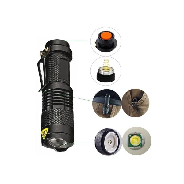 Watton WT-304 Şarj Edilebilir Led El Feneri