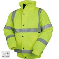 Vizwell VWJK04 300 D Oxford Reflektörlü İçi Kapitoneli Bomber Mont Sarı - XL