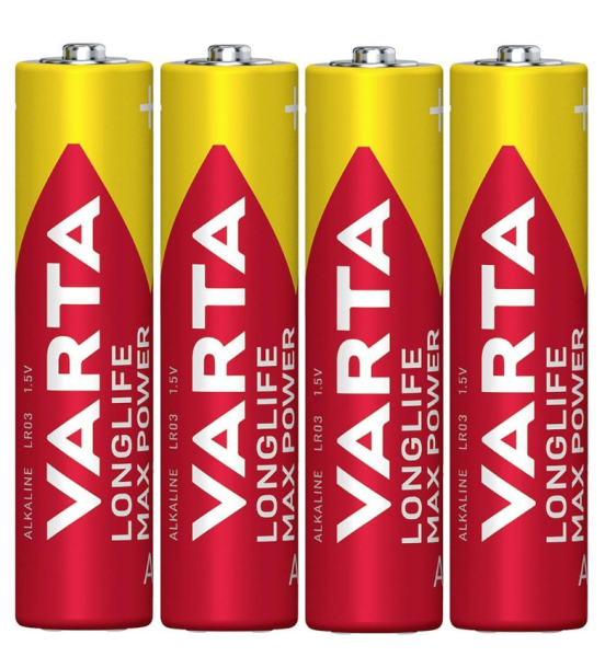 Varta 4703 Longlife Max Power Alkalin Aaa İnce Kalem Pil 4'lü Paket