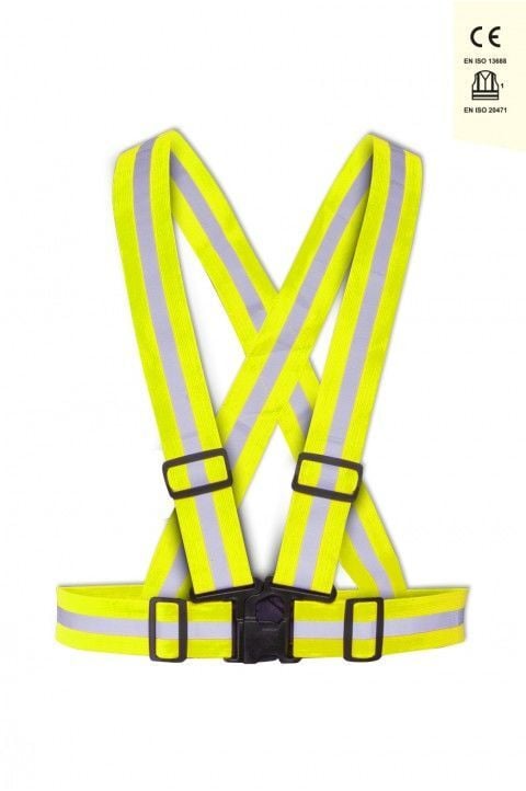 Olympus Hi-vis V Strap Güvenlik Kemeri Sarı