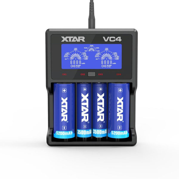 Xtar VC4 Universal Pil Şarj Cihazı