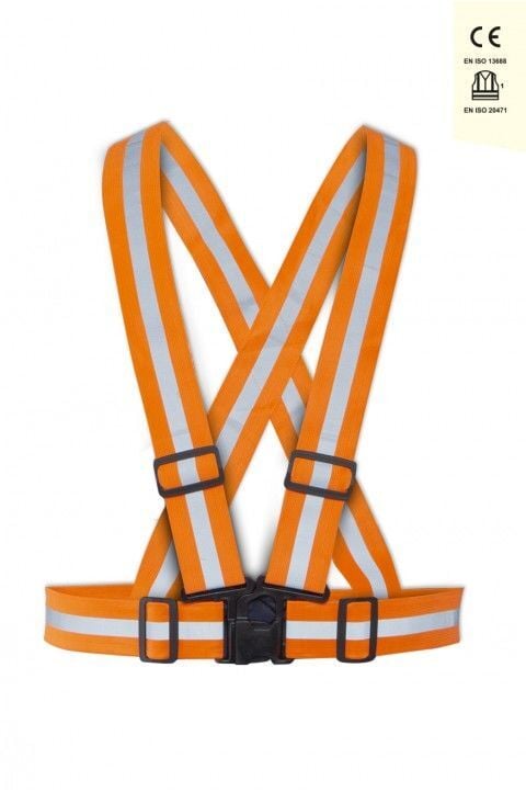 Olympus Hi-vis V Strap Güvenlik Kemeri Turuncu