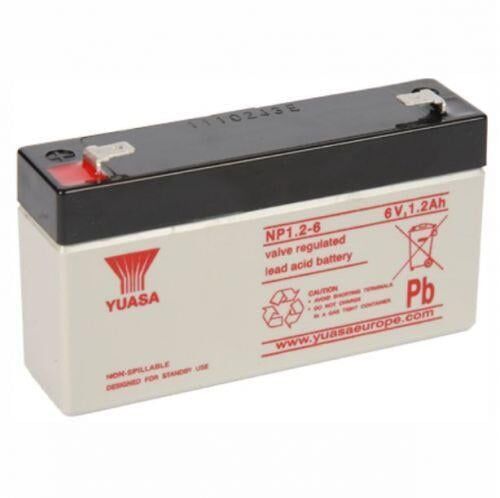 Yuasa NP 1.2-6 6V 1.2Ah Bakımsız Kuru Akü