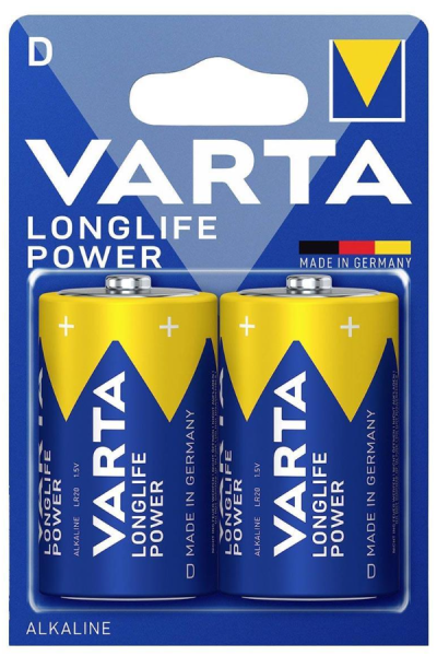 Varta 4920 Longlife Power Alkalin D Büyük Boy Pil 2'li Paket