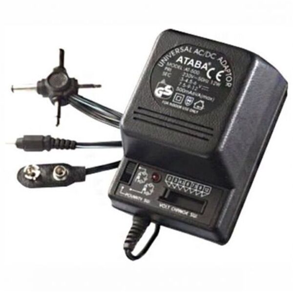 Ataba AT500 0-12V 500mAh Kademeli Adaptör