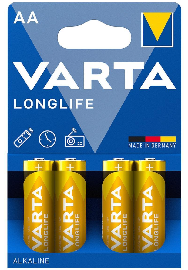 Varta 4103 Longlife Alkalin Aaa İnce Kalem Pil 2'li Paket
