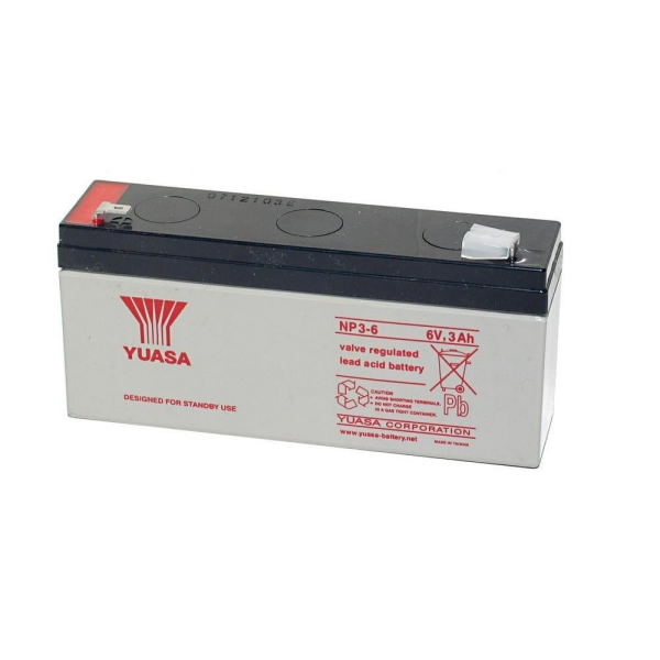 Yuasa NP 3-6 6V 3Ah Bakımsız Kuru Akü