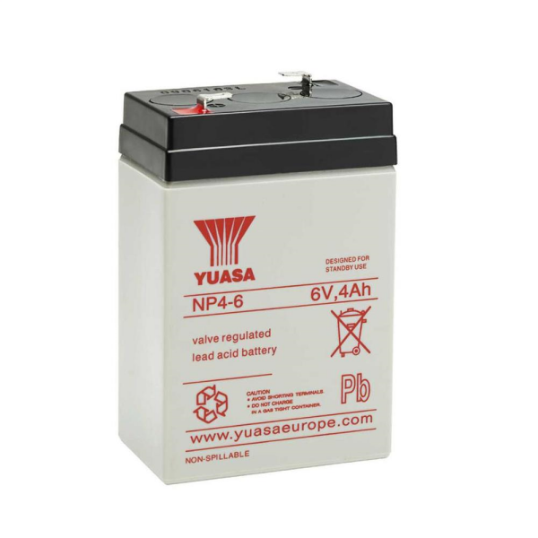 Yuasa NP 4-6  6V 4Ah Bakımsız Kuru Akü