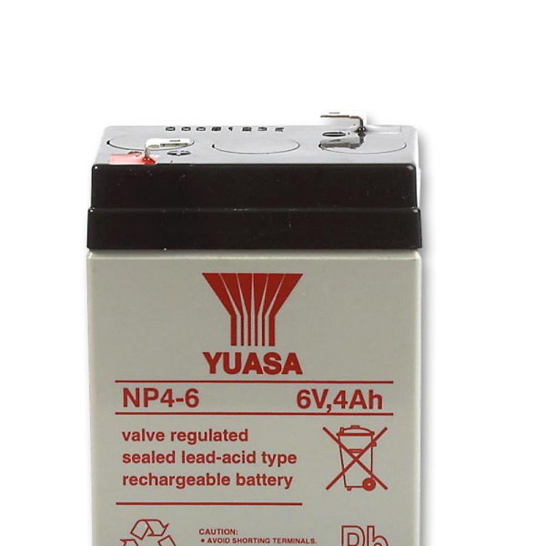 Yuasa NP 4-6  6V 4Ah Bakımsız Kuru Akü