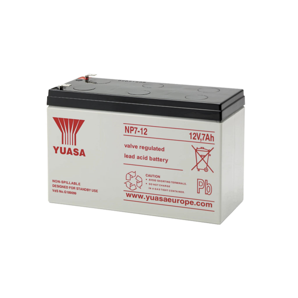 Yuasa NP 7-12  12V 7Ah Bakımsız Kuru Akü